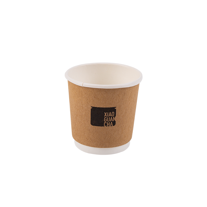4oz wegwerp biologisch afbreekbare dubbellaagse papieren beker