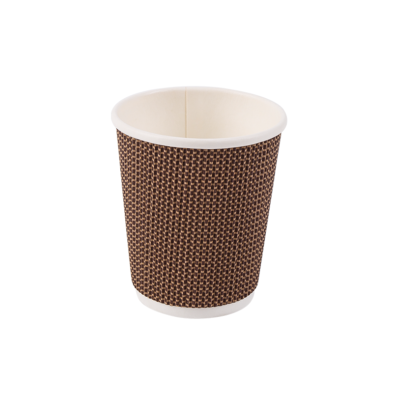 8oz wegwerp biologisch afbreekbare golfkartonnen bekers