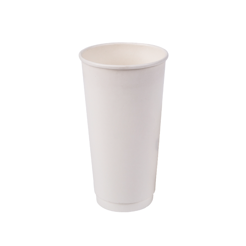 20oz wegwerp biologisch afbreekbare dubbellaagse papieren beker