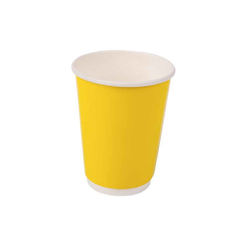12oz wegwerp biologisch afbreekbare dubbellaagse papieren beker