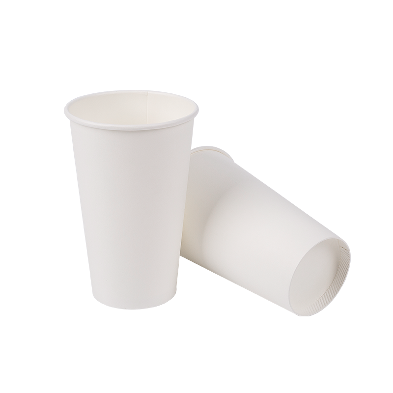 16oz wegwerp biologisch afbreekbare enkellaagse papieren beker