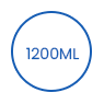 1200 ml wegwerp afbreekbare verpakkingspapierkom icon
