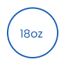 18oz wegwerp biologisch afbreekbare papieren ijsbekers icon
