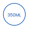 350ML wegwerp biologisch afbreekbare papieren soepkom icon