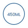 450 ml wegwerp biologisch afbreekbare papieren soepkom icon