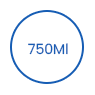 750ML wegwerp biologisch afbreekbare slapapierkom icon