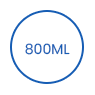 800 ml wegwerp biologisch afbreekbare papieren soepkom icon